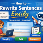 How to Rewrite Sentences Easily 2026 (Best Methods + Tools)
